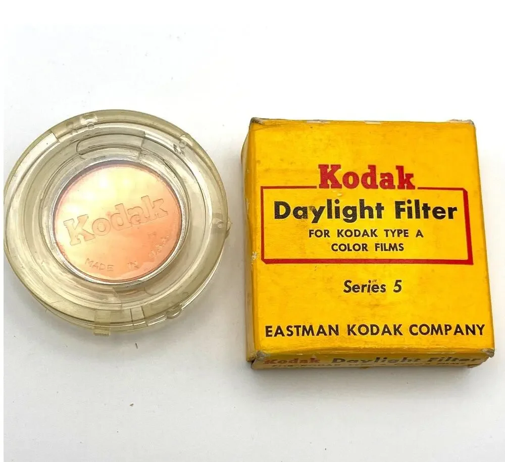 Vintage Kodak Wratten No. 85 Daylight Filter Series 5 for Type A ColorFilm w/Box